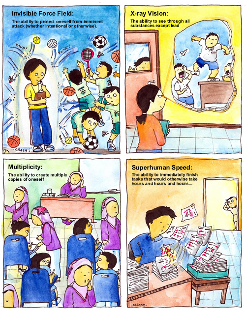 What If Teachers had Super Powers?